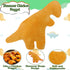 19 inch Dino Chicken Nugget Pillow, Dinosaur Chicken Nugget Plush, Dinosaur Stuffed Animal Cute Soft and Nice Size Plush Toy, Gift for Boys and Gi...