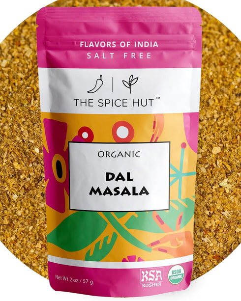 The Spice Hut Organic Dal Masala Seasoning, Quick & Easy Spice Blend for Indian Cooking, 2 oz...