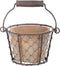 Esschert Design AT09 Aged Terracotta Single Pot with Metal Basket with Handle...