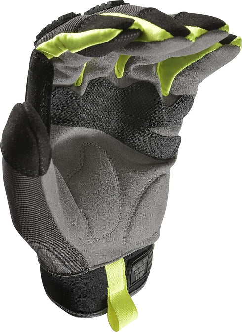 Wells Lamont Men’s FX3 Impact Protection Gloves with D30 Impact Protection, XX-Large (7861XX), Black, Hi-viz Yellow...
