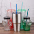Dakoufish BPA-Free 12 Piece 11 Inch Reusable Clear Plastic Glitter Sparkle Drinking Straw Plus one Cleaning Brush (6color,11inch)...
