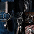 TISUR Titanium Key Rings, Side-Pushing Keyrings, Heavy Duty Split Ring,Large Key Chain Rings for Car Keys, Carabiner, Dog Tag...