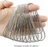 4 Inch Large Paper Clips 35 Pcs Brightly Colored Silver Rust Resistant and Bend Proof Smooth Finish Large Jumbo Paperclips for Office School Docum...