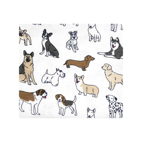 Hudson Baby Unisex Baby Cotton Flannel Receiving Blankets, Handsome Dogs, One Size...