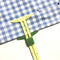 BIGTEDDY - 5in1 Handy Sliding Sewing Gauge Quilting Tools for Beginner Work as T-Gauge, Hem Gauge, Seam Allowance, Buttonhole Spacer and Circle Co...