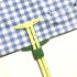 BIGTEDDY - 5in1 Handy Sliding Sewing Gauge Quilting Tools for Beginner Work as T-Gauge, Hem Gauge, Seam Allowance, Buttonhole Spacer and Circle Co...