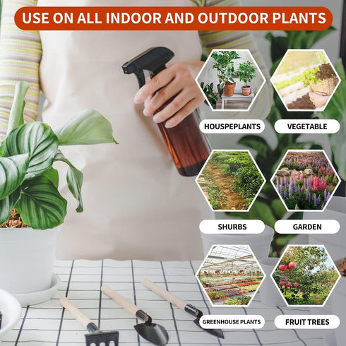 Natural Insecticide Concentrate for Plants, Organic Safe Insect Killer with Natural Clove Oil, Soybean Oil and Rosemary Oil, Lawn Insecticide for ...