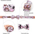 Lionheart glory Halloween Dog Collars Fall Dog Collar Pink Bowtie Girl Boy Pet Collar Dogs Pumpkin Collar Bows Duty Adjustable Dog Bow Collars for...