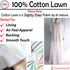 | Cotton Lawn Fabric | 100% Cotton | Thin | 58" Wide | Lining, Sewing, Air Feel Layer | Cloth, Solid (White, 2 Yard)...