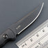 C1296 Fixed Blade Knife Neck Knife,9Cr18Mov Blade G10 Handle EDC Tool Knifes with kydex Sheath for Outdoor, Camping, Hiking, Fishing,Hunting(Black...