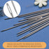 34 PCS Hand Sewing Big Eye Needles, Self Threading Needles for Hand Sewing, 30-Count Assorted Embroidery Needles, Large Eye Embroidery Hand Sewing...