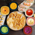 8 Pack 5.4 inch Square Plastic Snack Bowl Set, 20 Oz Unbreakable Wheat Straw Cereal Bowls, Lightweight Durable Salad bowls, Mini Prep Bowls for Ri...
