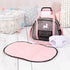 Bayer Design: Nursery Set - Doll Bag Set - Grey, Pink, Unicorn - Accessory Set w/Changing Mat & Diaper, Adjustable Shoulder Strap, Kids Ages 18+ M...