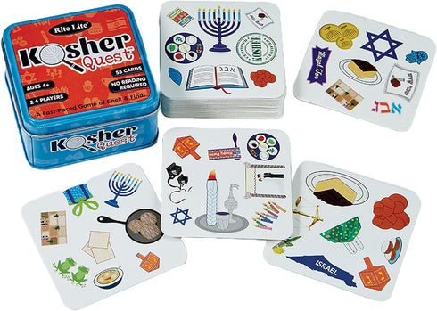 Rite Lite Chanukah KosherQuest Game in Collectible Tin Hanukkah...