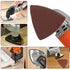 55Pcs Oscillating Tool Sanding Pad Triangle Sanding Pads Set 60/80/100/120/240 Multitool Sandpaper, Grit Fit for Finishing Wood Sanding Plaster...