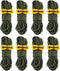 8 Pack 4mm Guy Lines Ultralight Tent Cords with Aluminum Adjuster Tensioner Outdoor Camping Guylines Ropes for Tent Tarp,Climbing,Hiking Backpacki...