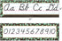 Teacher Created Resources Eucalyptus Cursive Mini Bulletin Board Set...