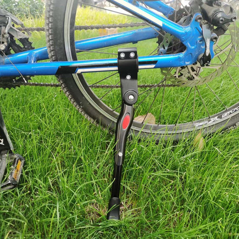 Bike Kickstand-Adjustable Rear Side Aluminium Alloy Kickstand Fits for 24" 26" 27.5" 29" 700C Bike Kick Stand for Mountain Bike Road Ebike Bicycle...
