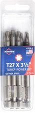 Mayhew Tools 19338-8 USA Torx Power Bit, T27 x 3.5", 8-Pack...