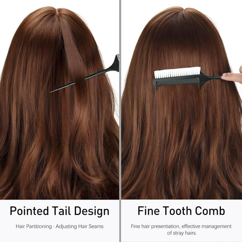 Professional hair coloring tools, multifunctional hair comb, ergonomic hair dye comb, lightweight hair styling tool, personal and professional hai...