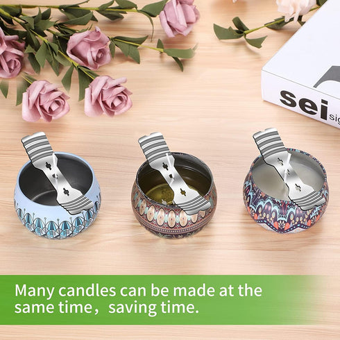 20 pcs Metal Candle Wick Holders, Upgraded Candle Wick Centering Devices, Silver Stainless Steel Candle Wick Holder for Candle Making...