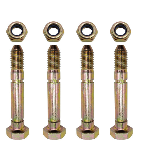 4Pack 51001500 510015 Shear Pin Bolts and Nuts Replaces Ariens AM122156 AM136890 snowthrowers...
