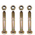 4Pack 51001500 510015 Shear Pin Bolts and Nuts Replaces Ariens AM122156 AM136890 snowthrowers...
