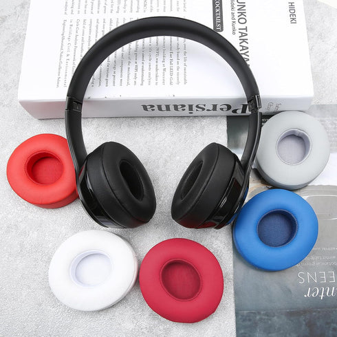 Ear Pads Cushions for Beats Solo3/Solo2 A1796/B0534 Wireless Headphones with Upgraded Memory Foam& Sweat-Proof Protein Leather (Black)......