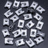 Rexka 25 pcs Fender Liner Bumper Cover Splash Shield U Type Nut Clip Compatible with BMW 07129904150 E36 E46 E60 E63 E88 E90...