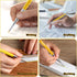Enhon 2mm Mechanical Carpenter Pencil Set with 12 Marker Refills and Sharpener, Woodworking Marking Tool Solid Deep Hole Construction Pencil, Exte...
