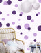 Polka Dot Wall Decals Girls Room Wall Decor Stickers, Wall Dots, Vinyl Circle Peel & Stick DIY Bedroom, Playroom, Kids Room, Baby Nursery Toddler ...