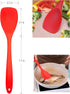 Silicone Kitchen Cooking Utensil Sets Nonstick Cooking Tools Heat Resistant Cookware Red...