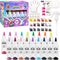 Tie Dye Kit, Tie Dye Set for Kids, 18 Vibrant Colors Pre-Filled Tye Dye Bottles, Non Toxic Permanent Fabric Dye Art Set, Easy DIY Fabric Art - Cre...