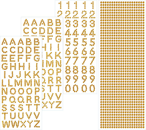 Blulu Rhinestone Letter Stickers for Graduation Cap Grad Cap Decorations Diamond Glitter Alphabet Number Stickers Stick on Small for Scrapbooking ...