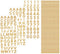 Blulu Rhinestone Letter Stickers for Graduation Cap Grad Cap Decorations Diamond Glitter Alphabet Number Stickers Stick on Small for Scrapbooking ...