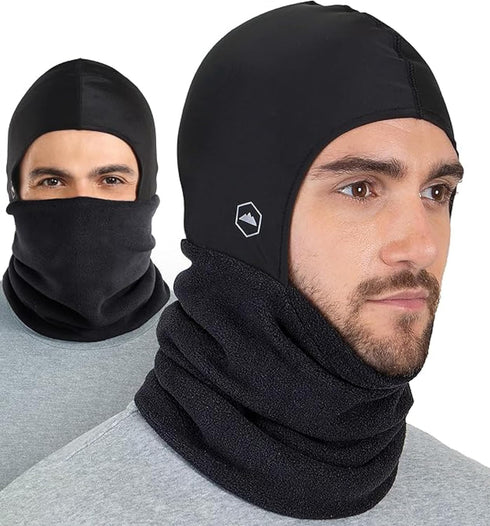 Winter Neck Warmer - Fleece Balaclava, Ski Mask for Men & Women, Winter Face Mask for Cold Weather, Motorcycle Helmet Liner...