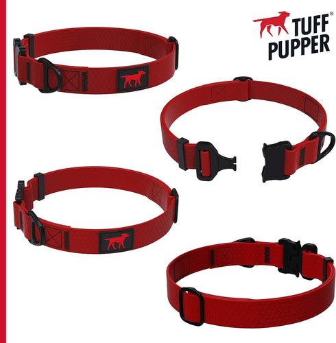 Tuff Pupper Waterproof Action Collar for Dogs | Heavy Duty Water Proof Dog Collar | Tear Proof & Odor Free | Rust-Proof Metal Hardware | Tactical ...