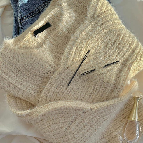 16pcs Large-Eye Blunt Needles, 7cm/2.75inch Yarn Knitting Needles Tapestry Sewing Needles Wool Hand Metal Sewing Knitting Needles for Crochet Proj...