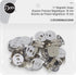 Dritz Square Magnetic Snaps 3/4in Nickel Fasteners, 3/4", 12 Sets...