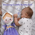 OUOZZZ 12" Soft Baby Doll for Girls - First Baby Doll Plush Doll Sleeping Cuddle Buddy Doll Muslim and Islamic Gift Purple Dress for Kids...