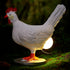 3D Chicken Egg Lamp,Lifelike Resin Chicken Egg Night Light,Easter Eggs Lamp,Egg Laying Chicken LED Table Lamps with USB,Warm Light Bedside Lamp,Th...