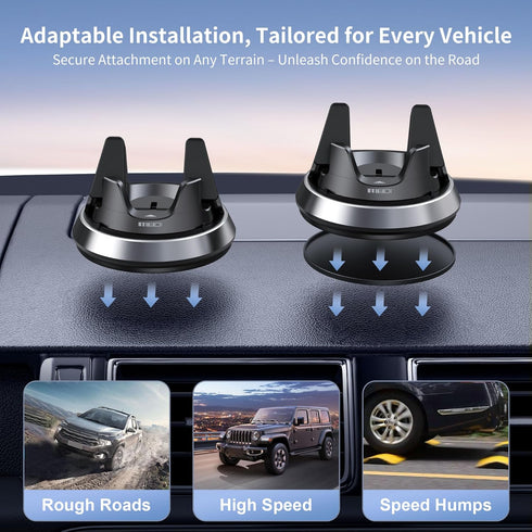 MEIDI Dashboard Phone Holder, Car Phone Holder Mount, Thickness Adjustable Car Cell Phone Cradle......