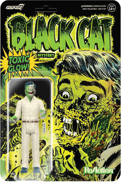 Super7 Pre-Code Horror Reaction W3 - Black Cat Mystery - Radium Man(Glow) Action Figure Classic Collectibles and Retro Toys...