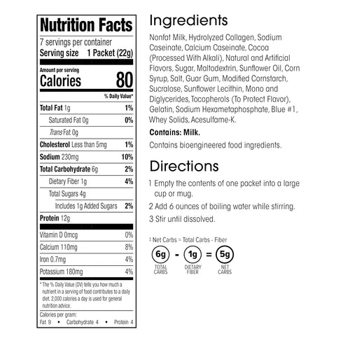 Wonderslim Protein Hot Chocolate with Marshmallows, Hot Cocoa, Low Sugar, Low Carb, Keto Friendly & Gluten Free (7ct)...