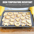 3-Pack Non-Stick Reusable Silicone Baking Mat - Perfect for Oven, Great for Baking Cookies, Macarons, Pizza - Food-Grade Kitchen Silicone Baking S...