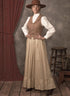 McCall's Misses' Old West Costume Sewing Pattern Packet, Design Code M8398, Sizes 8-10-12-14-16...