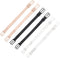 6 Pieces Bra Strap Clips Elastic Adjustable Non-Slip Strap Holder Conceal Straps - Conceal Straps - Cleavage Control ?Beige, White and Black ?...