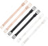 6 Pieces Bra Strap Clips Elastic Adjustable Non-Slip Strap Holder Conceal Straps - Conceal Straps - Cleavage Control ?Beige, White and Black ?...