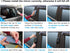 Car SUV Side View Mirror Wide Angle Blind Spot Mirror Auto Exterior Rearview Mirrors With Convex Clean Surface Stick on B-Pillar for Rear Seat Pas...