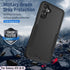 LMDAMZ for Galaxy A13(5G) 6.5 Inch Double Layer Hybrid Military Grade Rugged Shock Resistant Drop Case with 1 PCS Magnetic Car Mount and 2 PCS HD ...